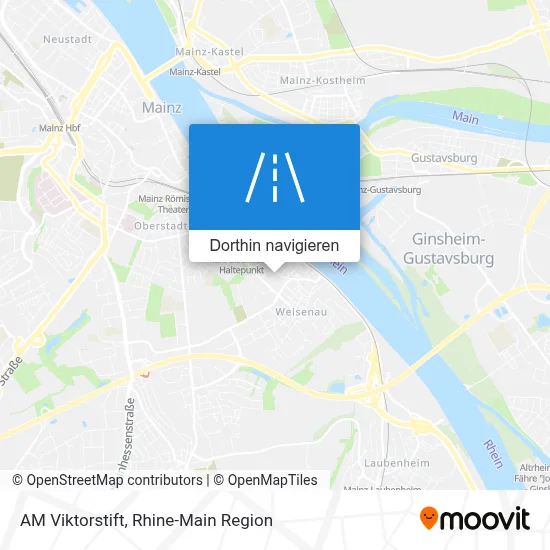 AM Viktorstift Karte