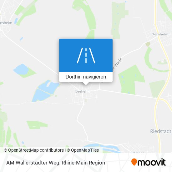 AM Wallerstädter Weg Karte