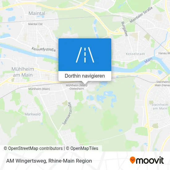 AM Wingertsweg Karte