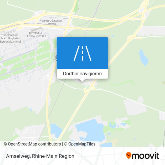 Amselweg Karte