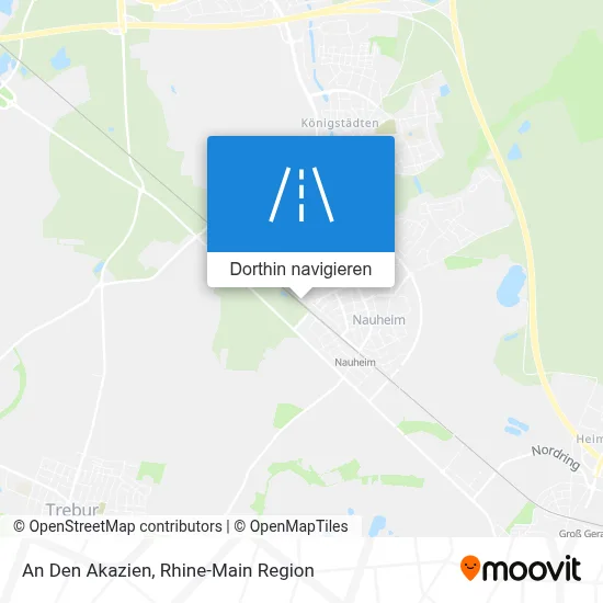 An Den Akazien Karte