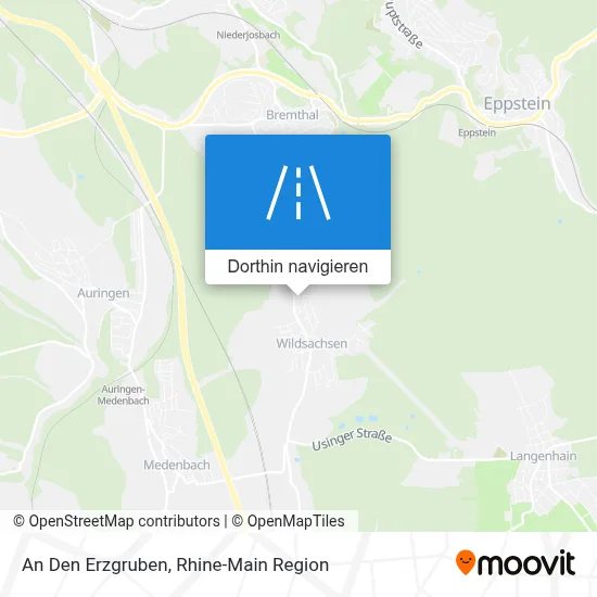 An Den Erzgruben Karte