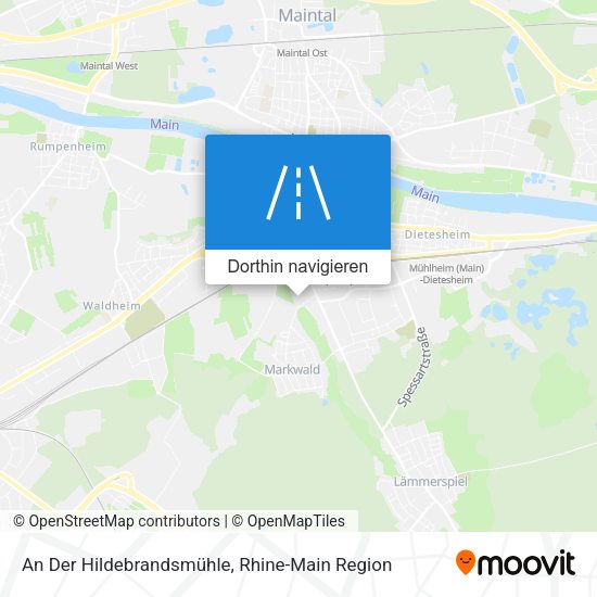 An Der Hildebrandsmühle Karte