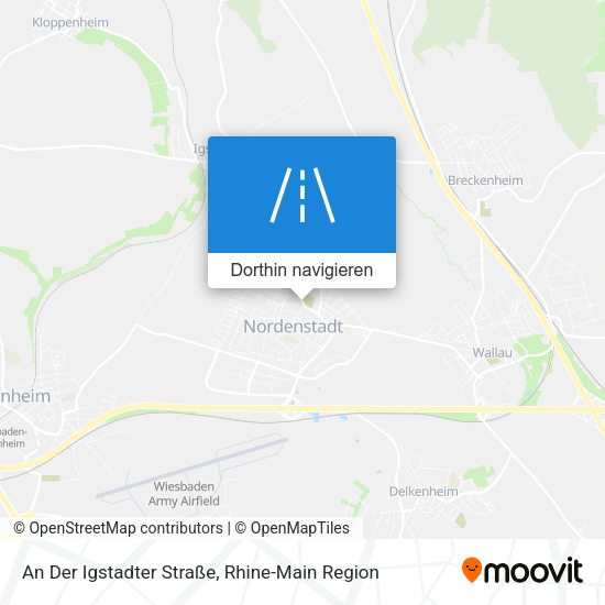 An Der Igstadter Straße Karte