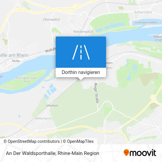 An Der Waldsporthalle Karte