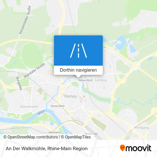 An Der Walkmühle Karte