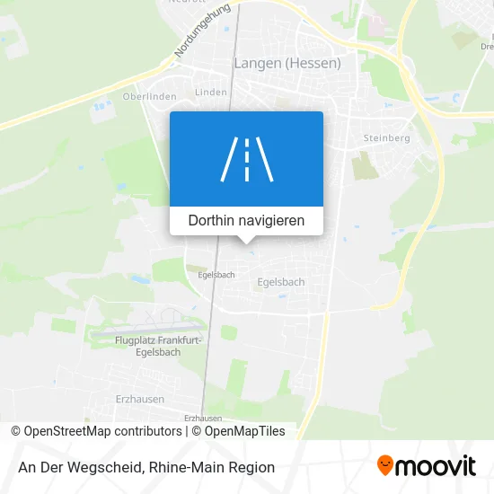 An Der Wegscheid Karte