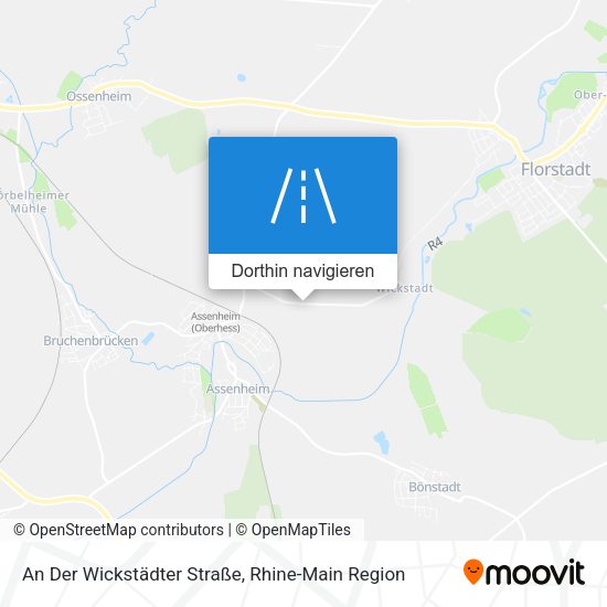 An Der Wickstädter Straße Karte