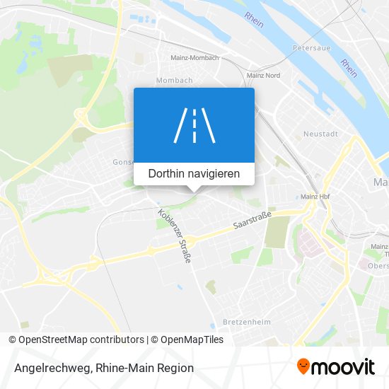 Angelrechweg Karte