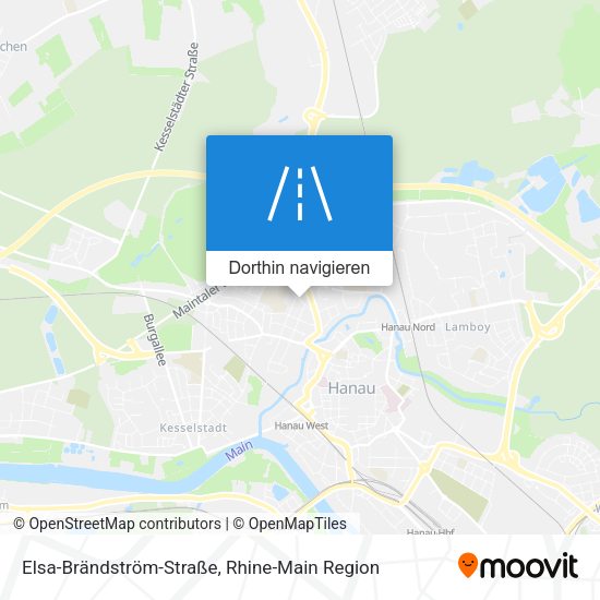 Elsa-Brändström-Straße Karte