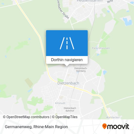 Germanenweg Karte