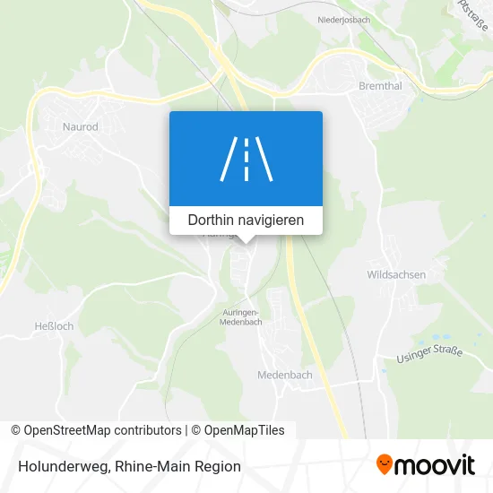 Holunderweg Karte