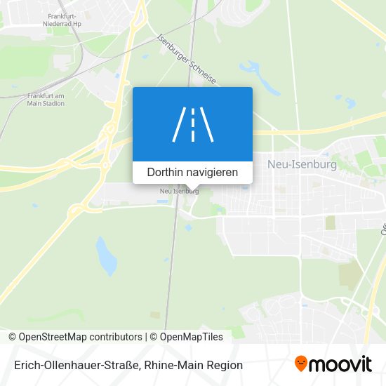 Erich-Ollenhauer-Straße Karte
