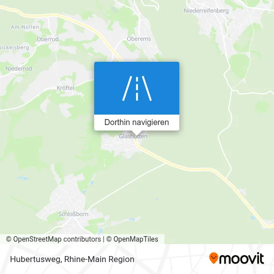 Hubertusweg Karte