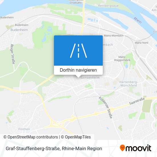 Graf-Stauffenberg-Straße Karte