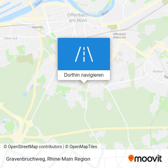 Gravenbruchweg Karte