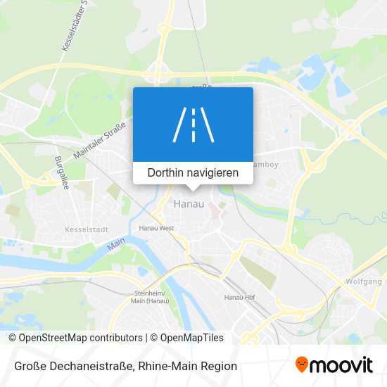 Große Dechaneistraße Karte