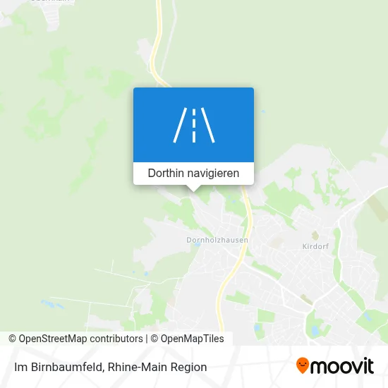 Im Birnbaumfeld Karte