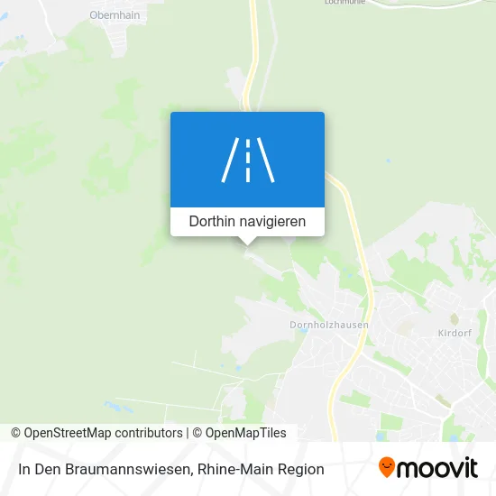 In Den Braumannswiesen Karte