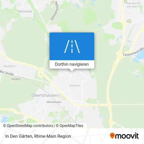 In Den Gärten Karte