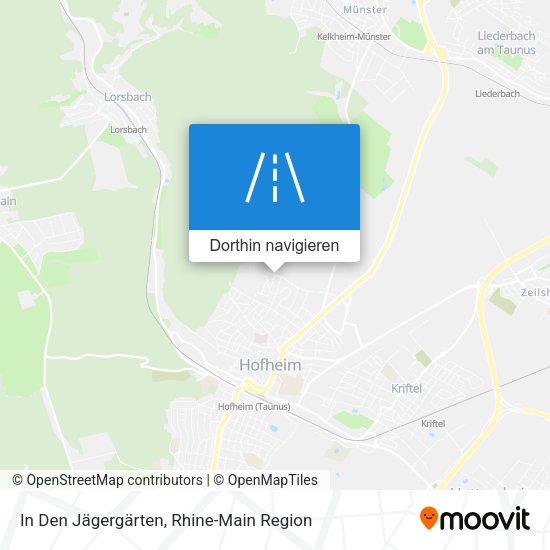 In Den Jägergärten Karte