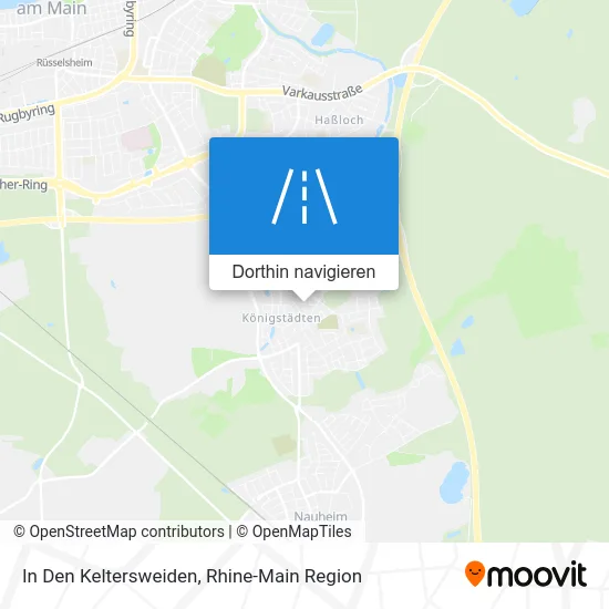 In Den Keltersweiden Karte