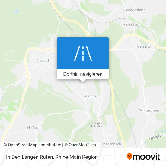 In Den Langen Ruten Karte