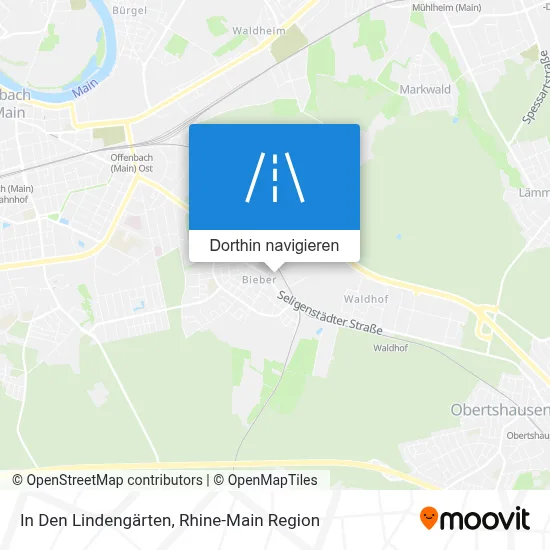 In Den Lindengärten Karte