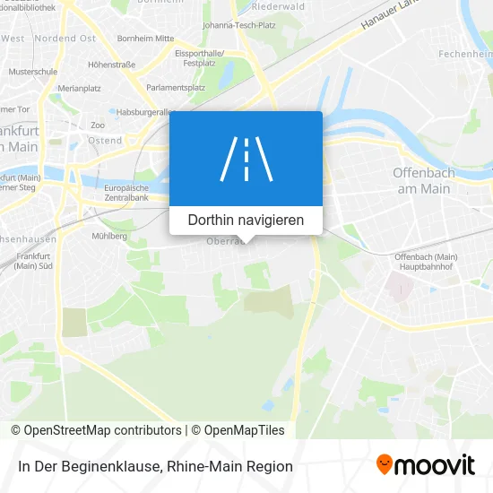 In Der Beginenklause Karte