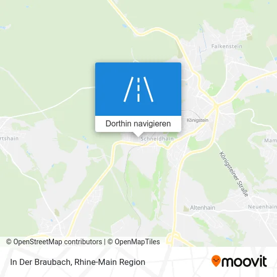 In Der Braubach Karte