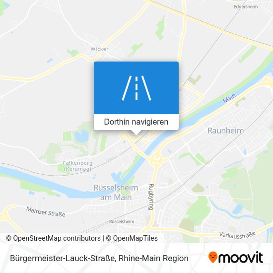 Bürgermeister-Lauck-Straße Karte