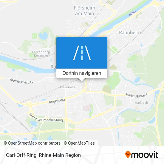 Carl-Orff-Ring Karte