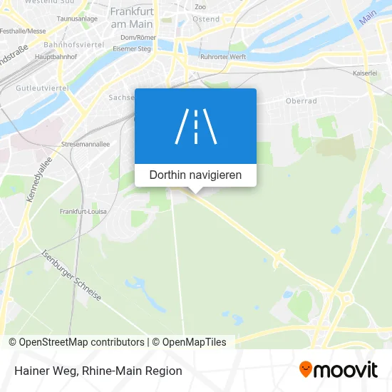 Hainer Weg Karte