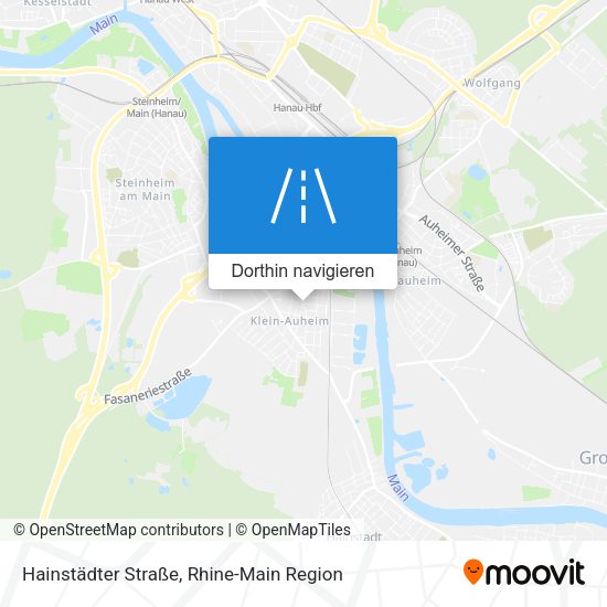 Hainstädter Straße Karte