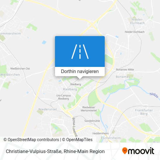 Christiane-Vulpius-Straße Karte