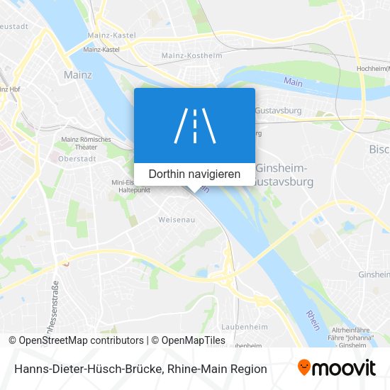 Hanns-Dieter-Hüsch-Brücke Karte