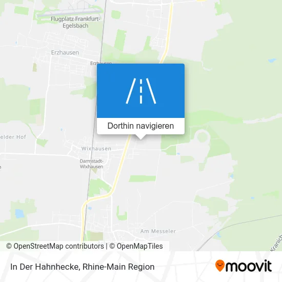 In Der Hahnhecke Karte