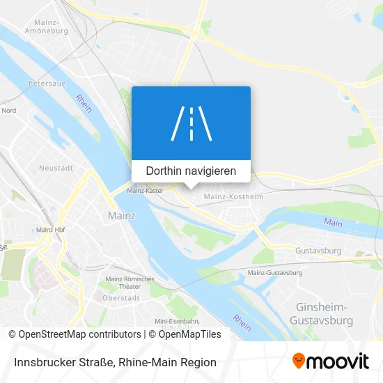 Innsbrucker Straße Karte