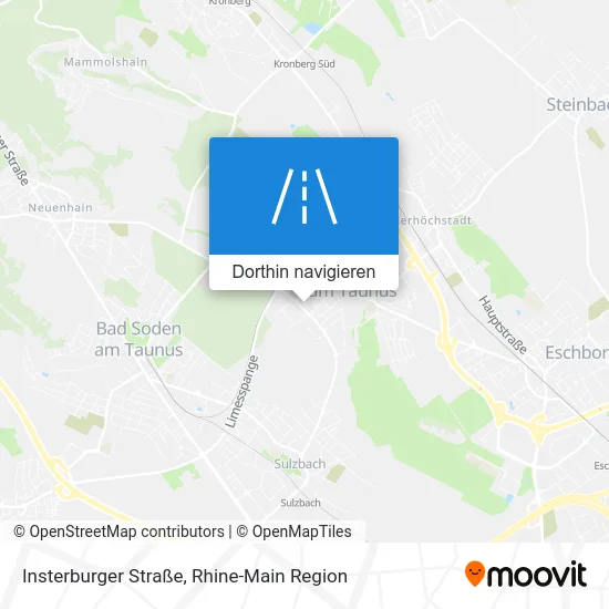 Insterburger Straße Karte