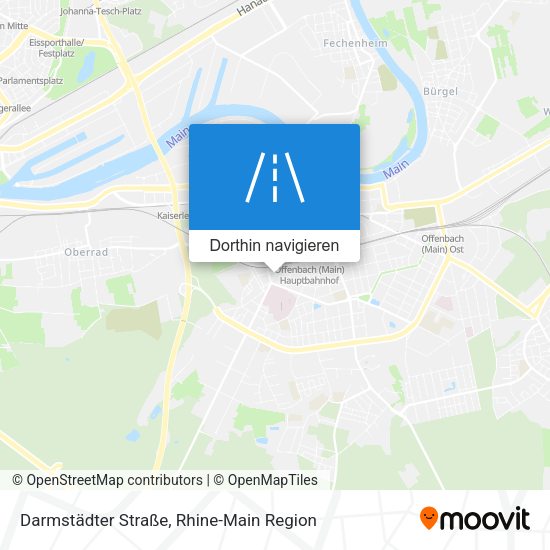 Darmstädter Straße Karte