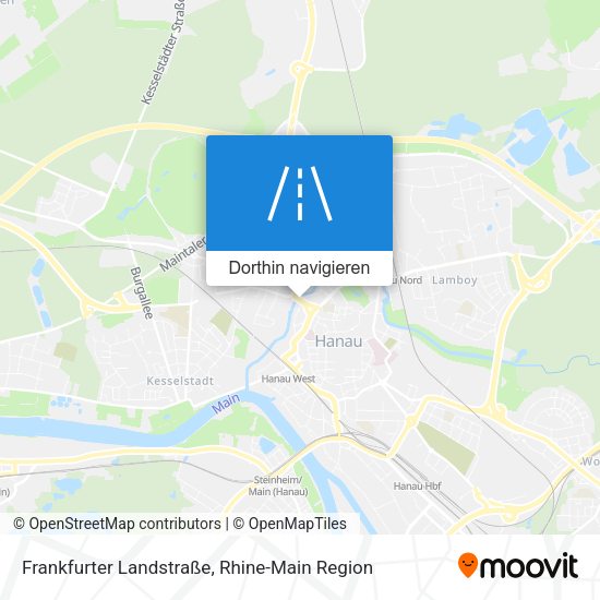 Frankfurter Landstraße Karte