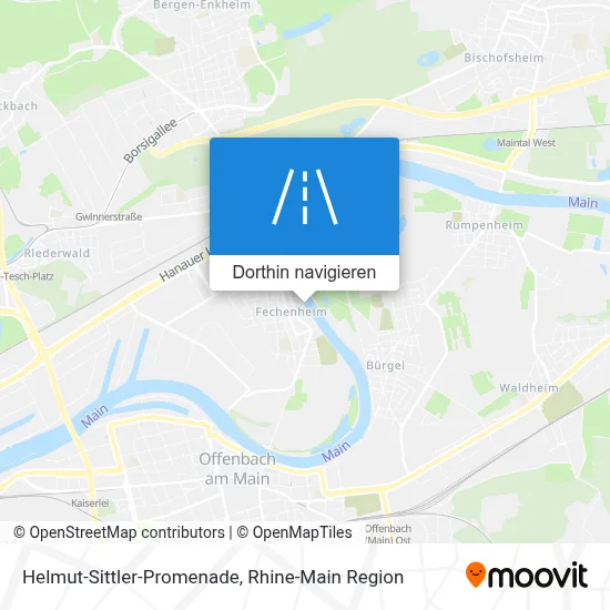Helmut-Sittler-Promenade Karte