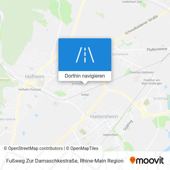 Fußweg Zur Damaschkestraße Karte