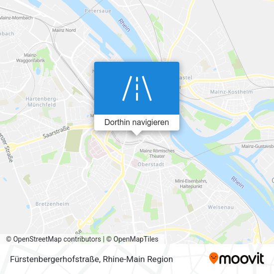 Fürstenbergerhofstraße Karte