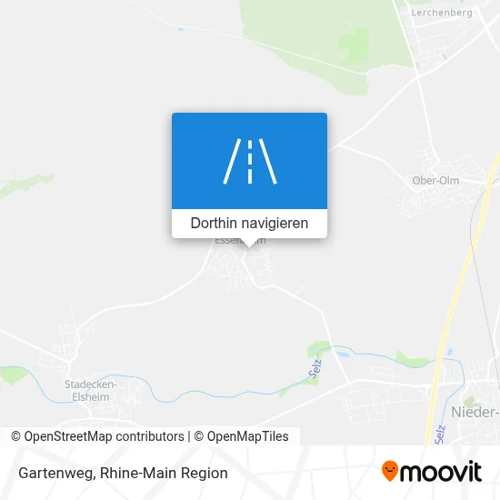 Gartenweg Karte