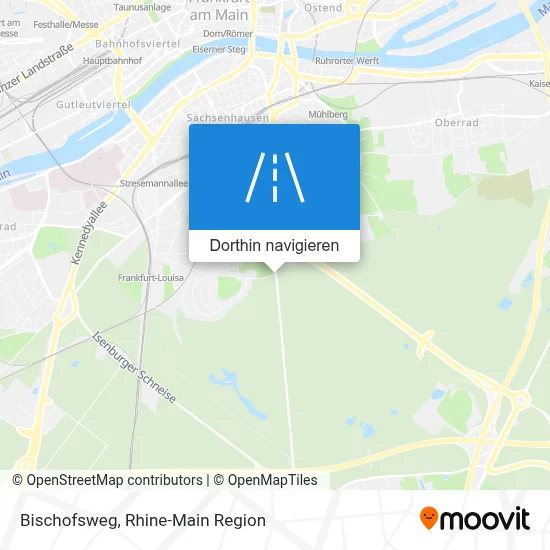 Bischofsweg Karte