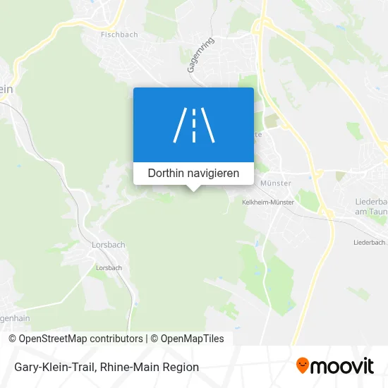 Gary-Klein-Trail Karte