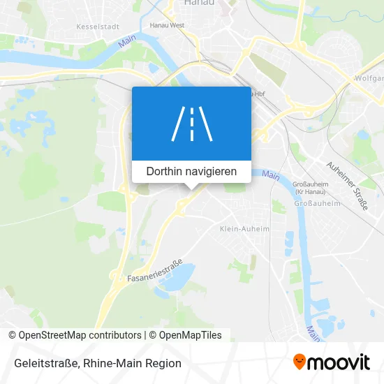 Geleitstraße Karte