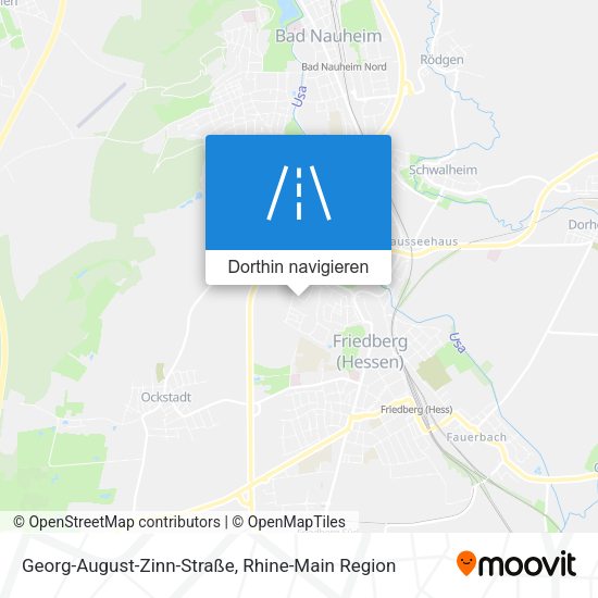 Georg-August-Zinn-Straße Karte