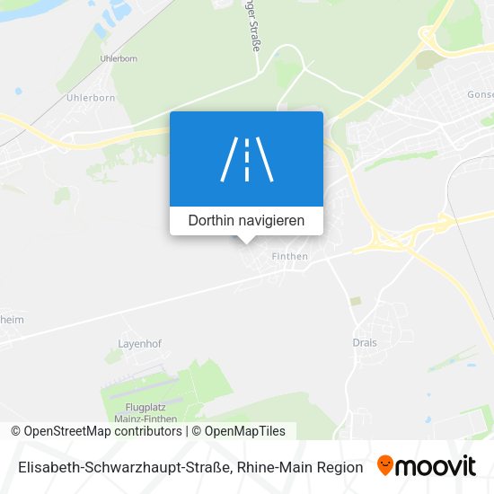 Elisabeth-Schwarzhaupt-Straße Karte